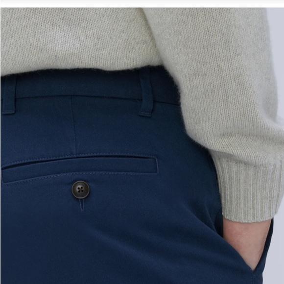 Everlane Performance Chino Pants Uniform Straight Fit Deep Navy 40X34 NWT - Picture 5 of 9
